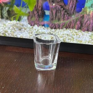 Square clear shot glass